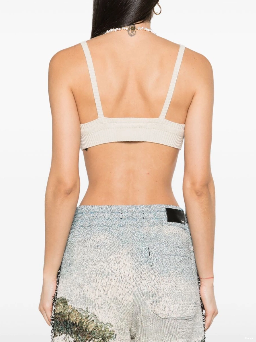 Affordable ribbed Alanui bralette Women triangle 0725